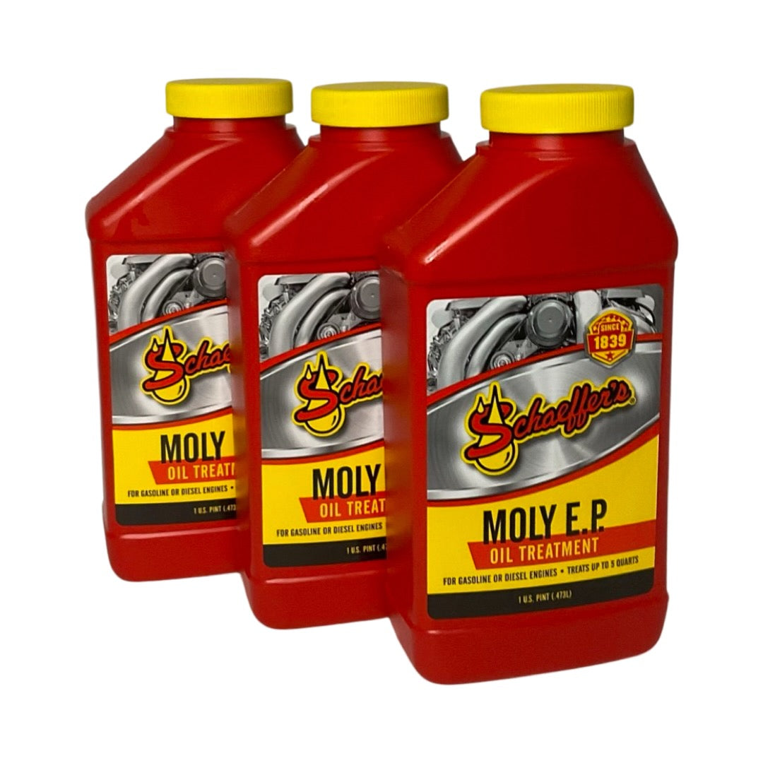 Schaeffer's 0132 - 3 Pack Moly E.P (Extreme Pressure) Oil Treatment - 1 pint ea.