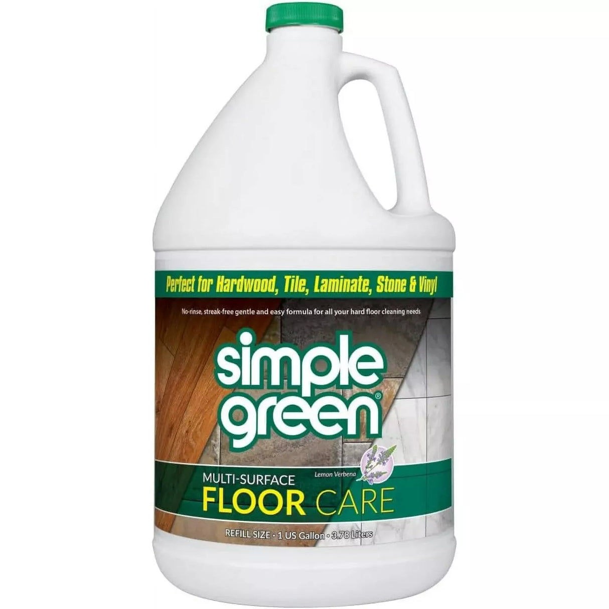 Simple Green 04128 Multi-Surface Floor Cleaner/Care - pH Neutral - Lemon-Verbena