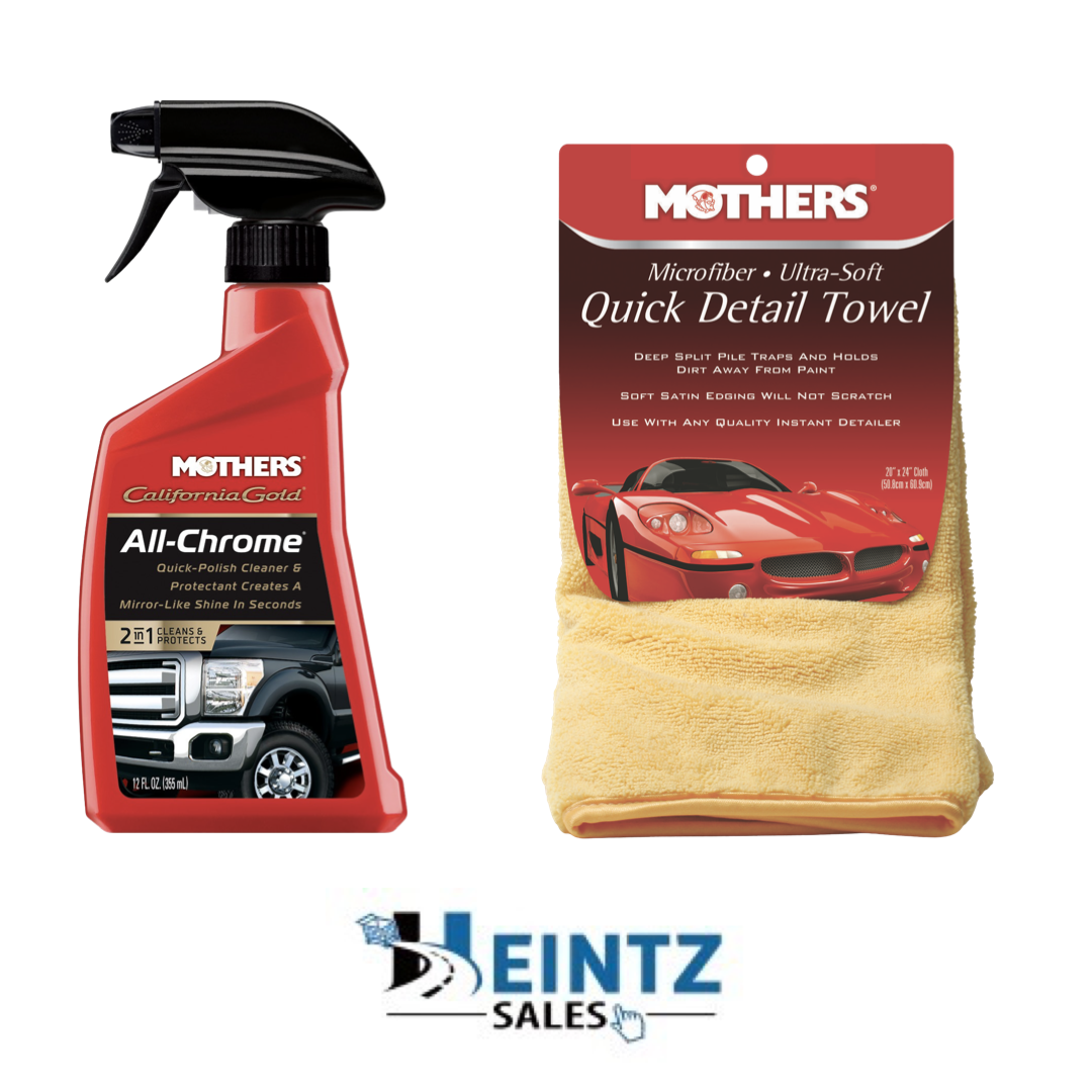MOTHERS 05222/155600 California Gold - Quick Polish Cleaner W/ Detail Towel