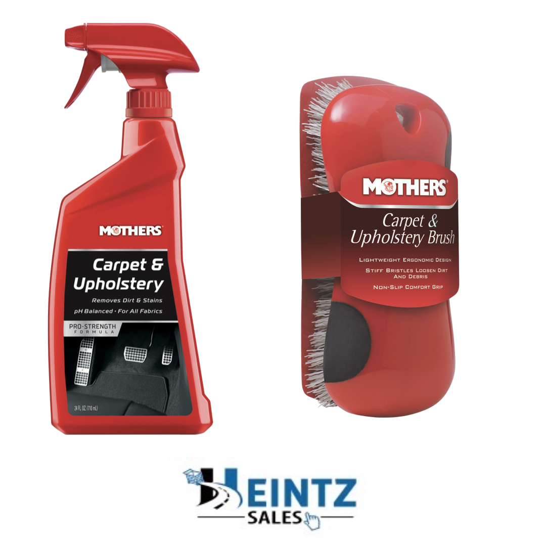 Mothers 05424+155900 Carpet & Upholstery - Fabric Cleaner With Detailing Brush