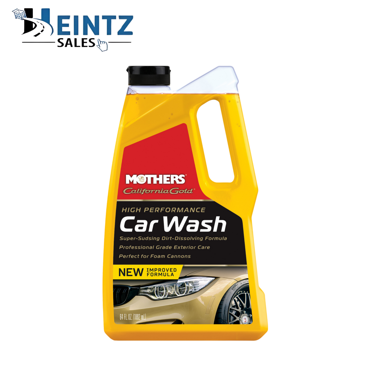 MOTHERS 05664 California Gold Car Wash - Resists water spots - pH balanced- 64 oz.