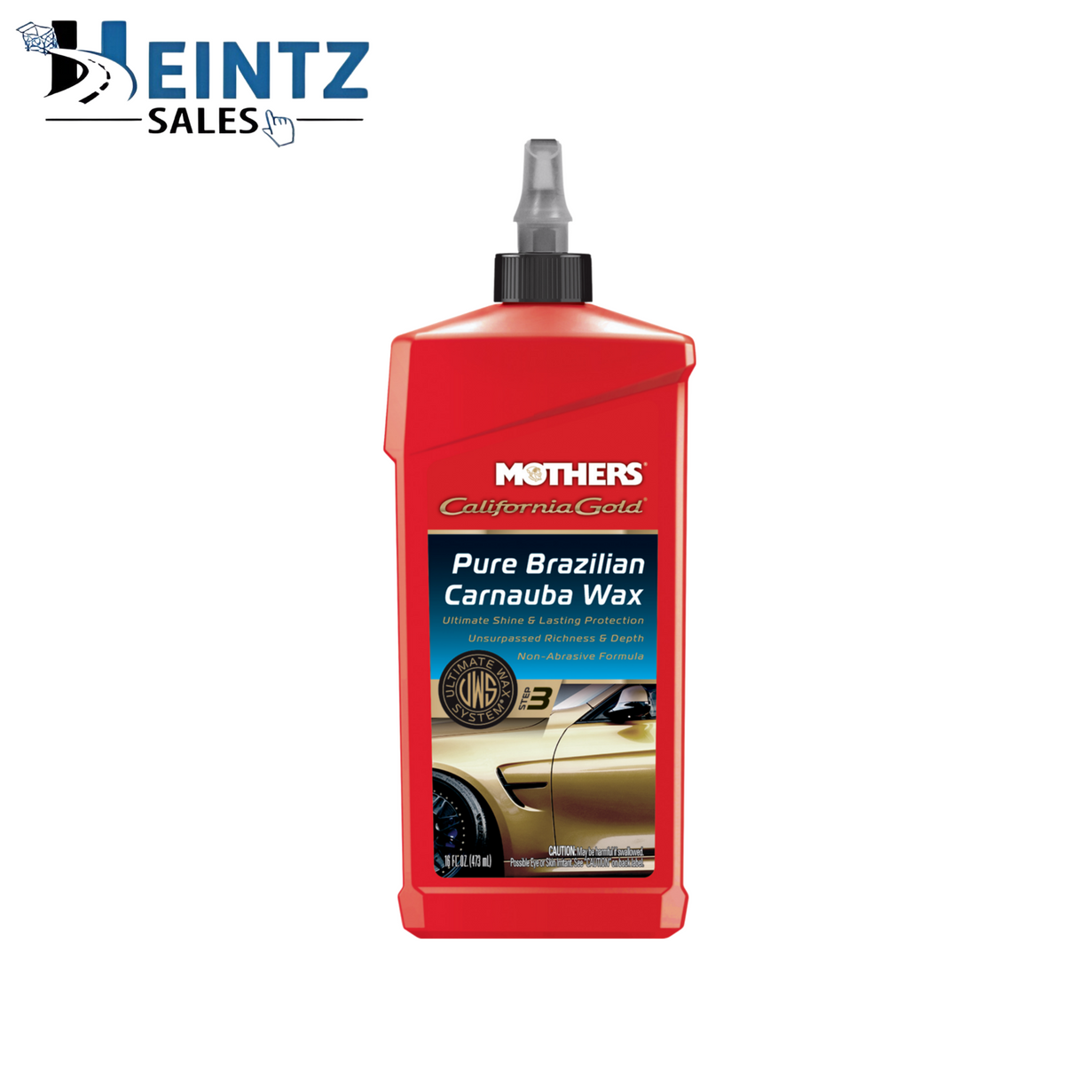 MOTHERS 05750 California Gold Pure Brazilian Carnauba Wax - Clean & Protect - 16 oz.