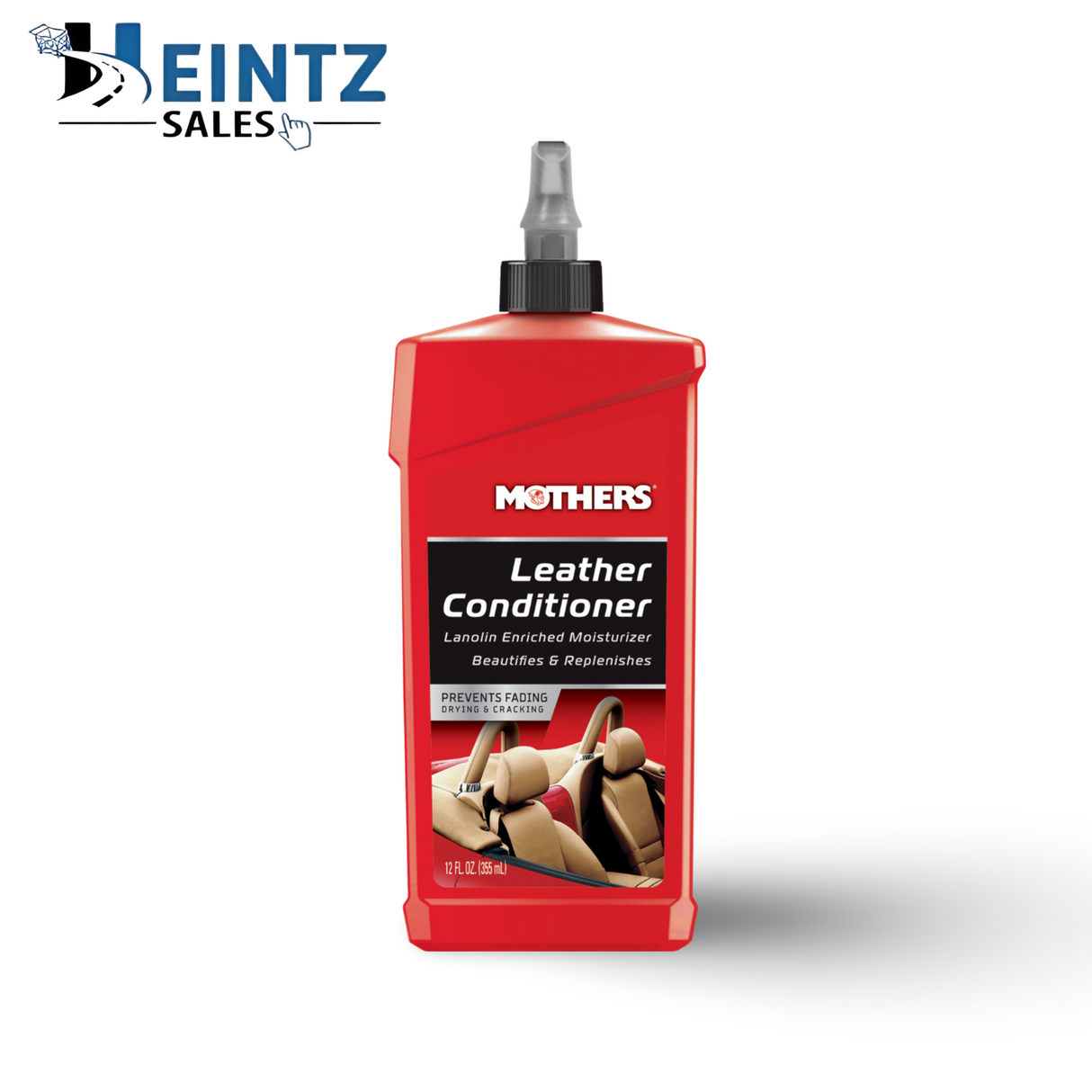 MOTHERS 06312 Leather Conditioner - Lanolin Enriched Beautify & Protect - 12 oz.