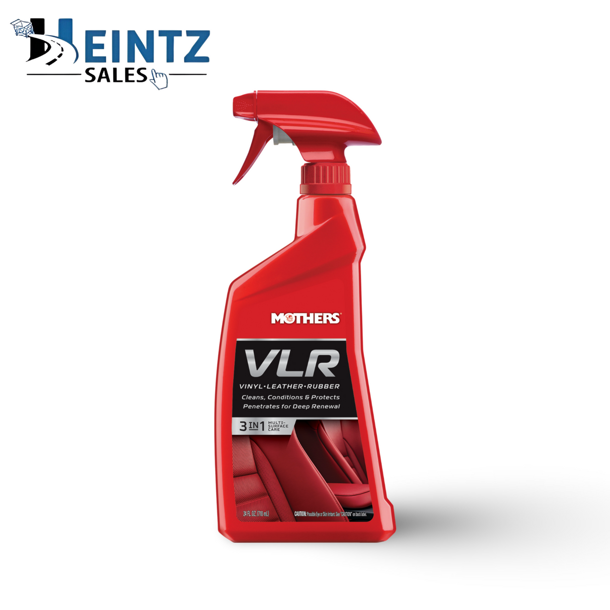 MOTHERS 06524 VLR Vinyl Leather Rubber Care - Conditions & Protects - 24 oz.