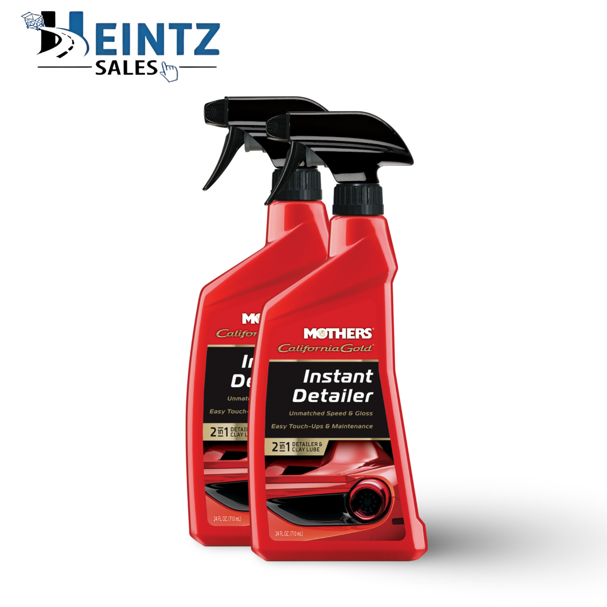 MOTHERS 08224 California Gold Instant Detailer Showtime 2 PACK - Unmatched Gloss - 24 oz.
