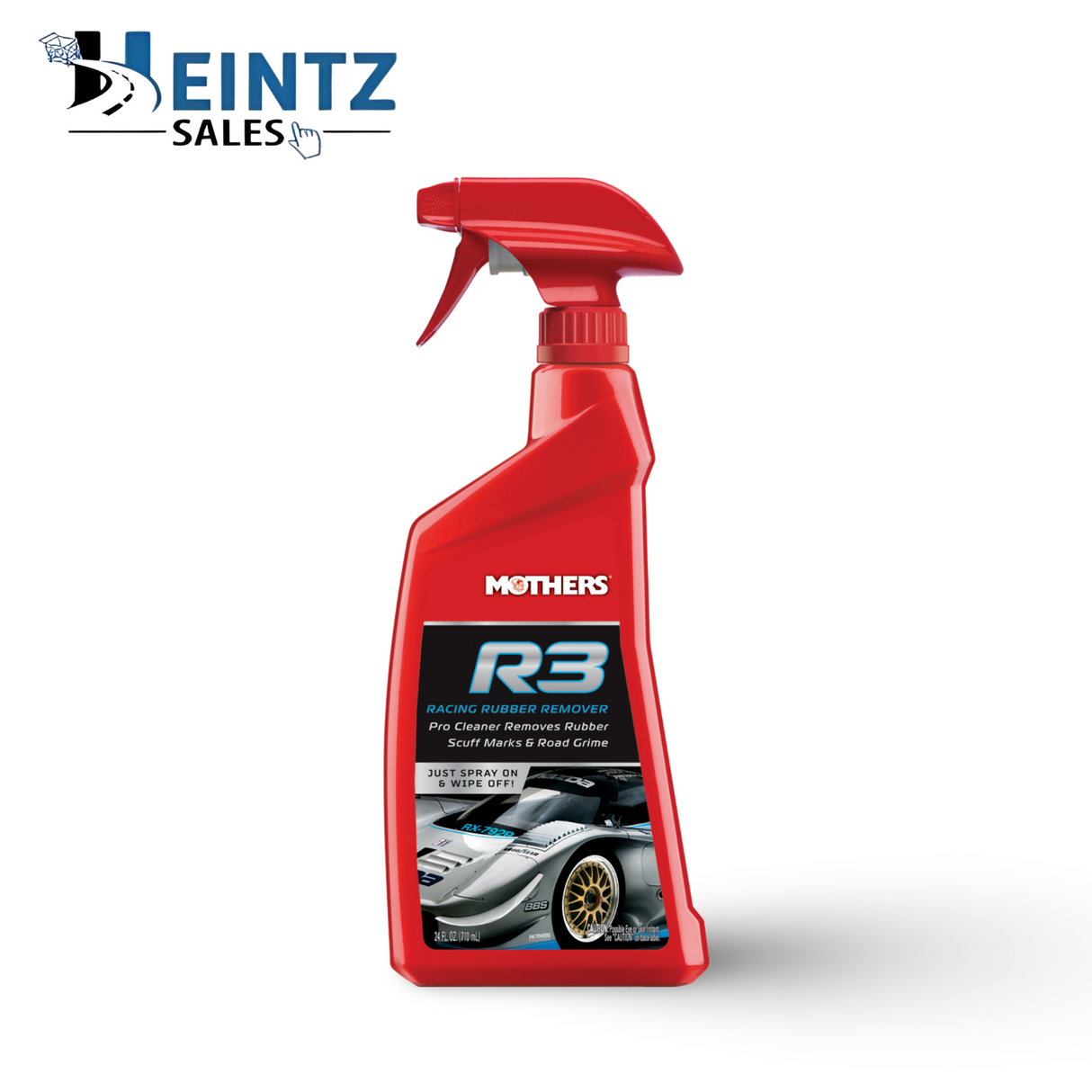 MOTHERS 09224 R3 - Racing Rubber Remover - Removes grime, dirt & soil - 24 oz.
