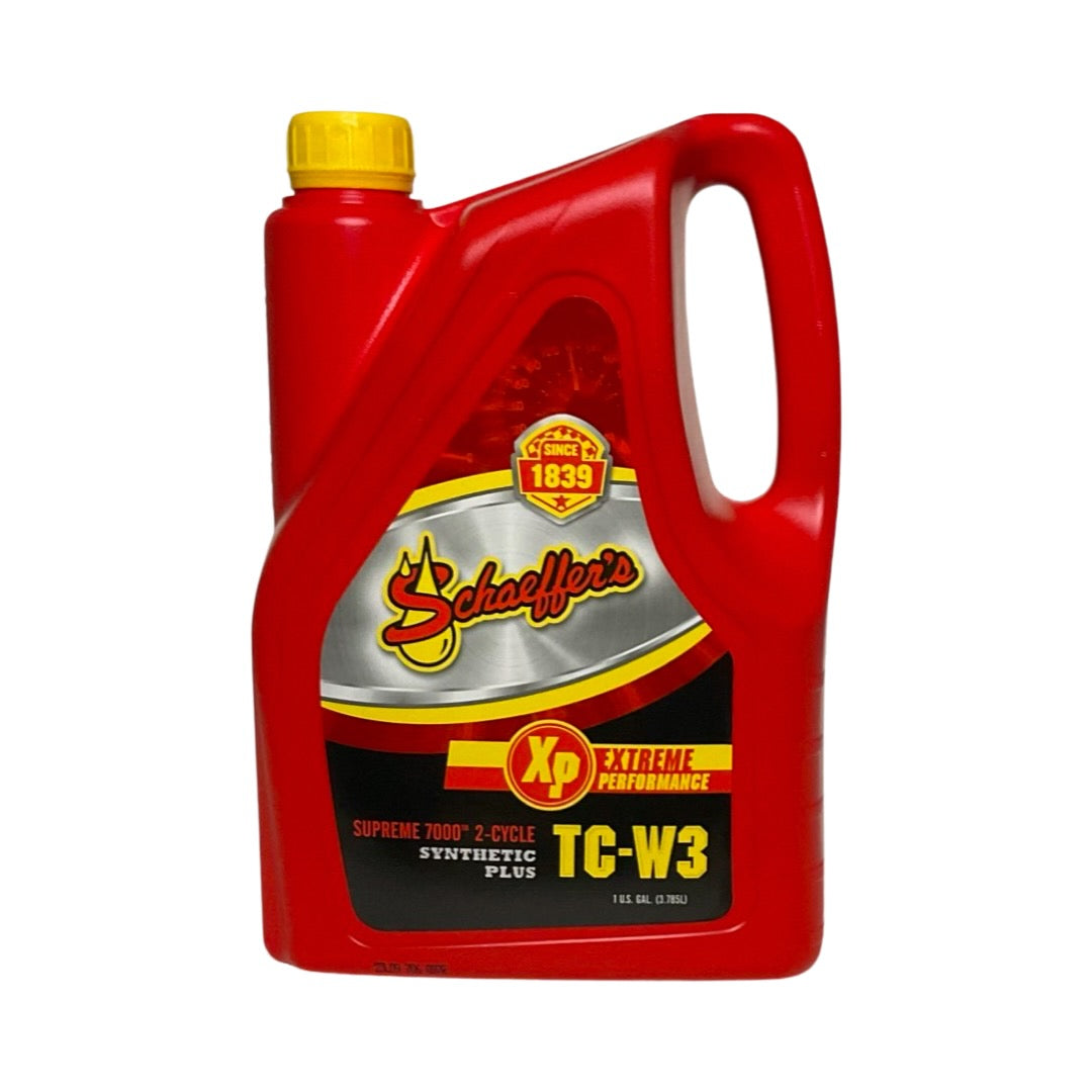 Schaeffer's 0706-006 - 6 Pack Supreme 7000 Synthetic Plus 2-Cycle TC-W3 Diesel Engine Oil - 1 qt. ea.