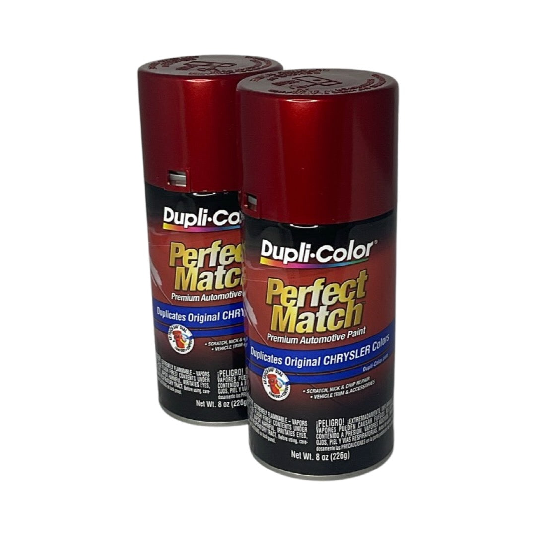 Dupli-Color BCC0412 - 2 Pack Inferno Red Perfect Match Paint - 8 oz. ea.