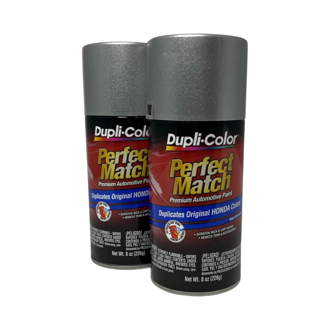 Dupli-Color BHA0987 - 2 Pack Honda Alabaster Silver Metallic Perfect Match Automotive Paint - 8 oz. ea.