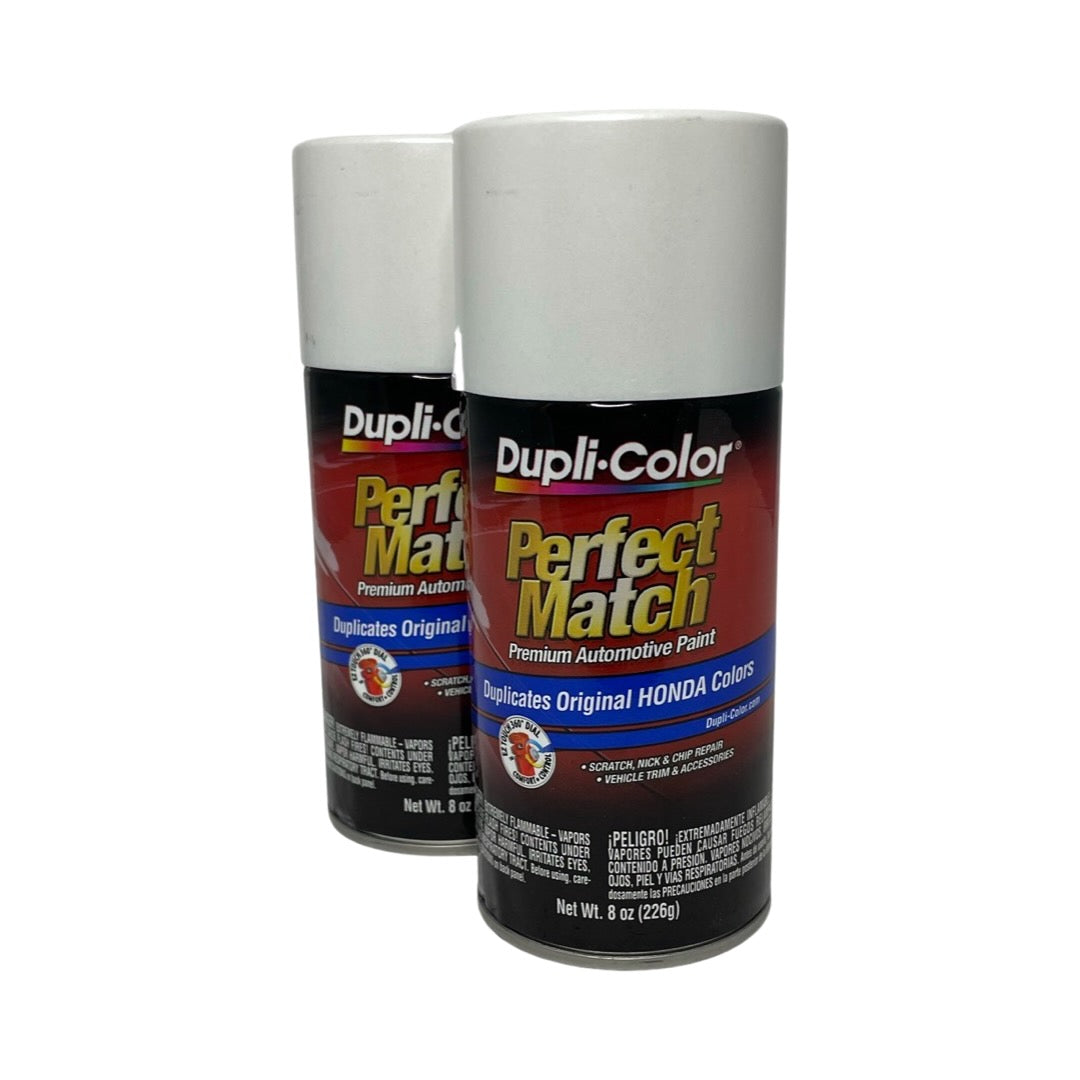 Dupli-Color BHA0994 - 2 Pack Honda White Diamond Perfect Match Automotive Paint - 8 oz. ea.