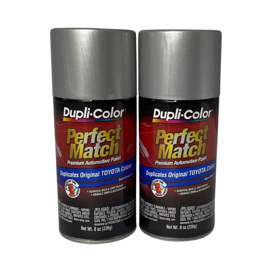 Dupli-Color BTY1602 - 2 Pack Toyota Lunar Mist Perfect Match Automotive Paint - 8 oz.