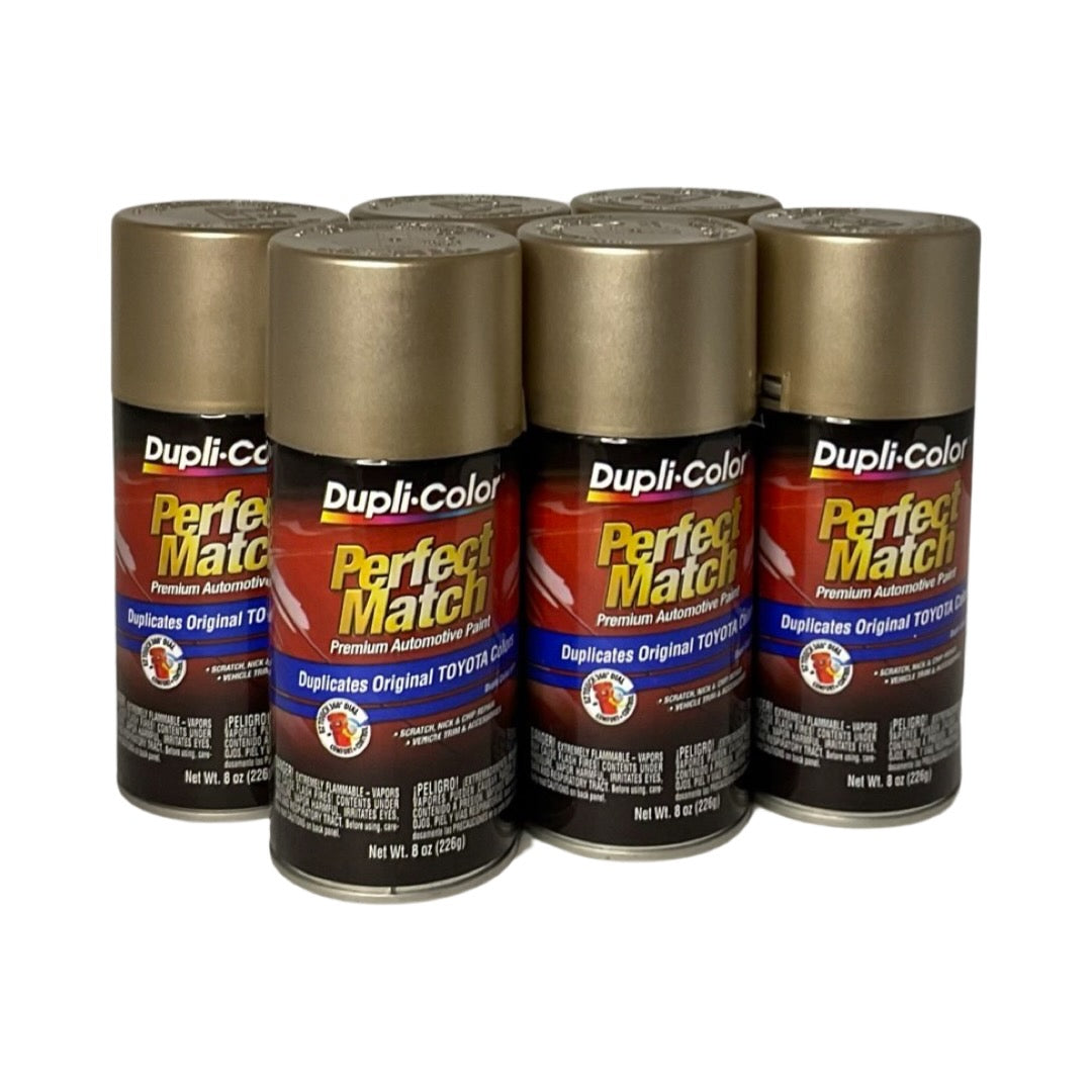 Dupli-Color BTY1616 - 6 Pack Toyota Silver Streak Mica Perfect Match Automotive Paint - 8 oz. ea.