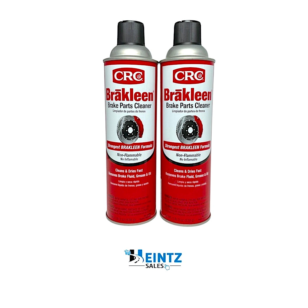 CRC Brakleen 05089 Brake Parts Cleaner, Degreaser - 19 oz can (2 PACK)