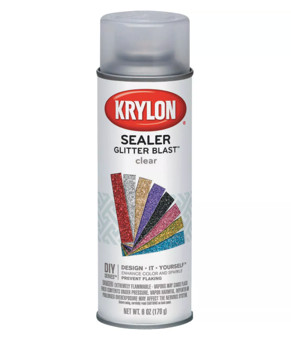 KRYLON 3800 -- Glitter Blast Clear Sealer 6 oz