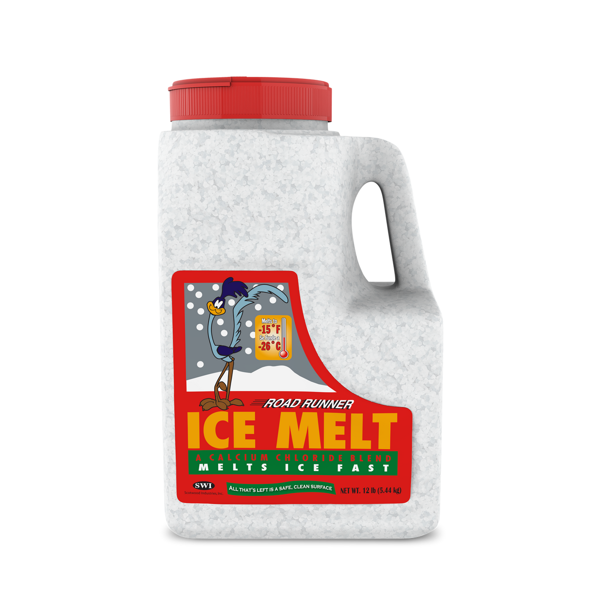 Road Runner 12J-RR Premium Ice Melter, 12 lb jug, Melts to -15 degrees F