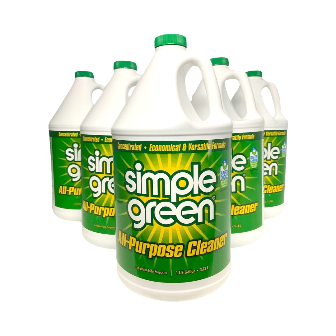 Simple Green 13005 - 5 Pack All-Purpose Cleaner and Degreaser - 1 gal.