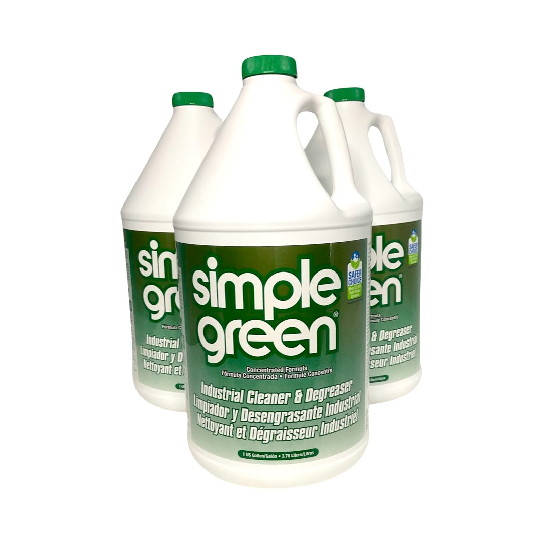 Simple Green 13005 - 3 Pack Concentrated Industrial Cleaner and Degreaser - 1 gal.