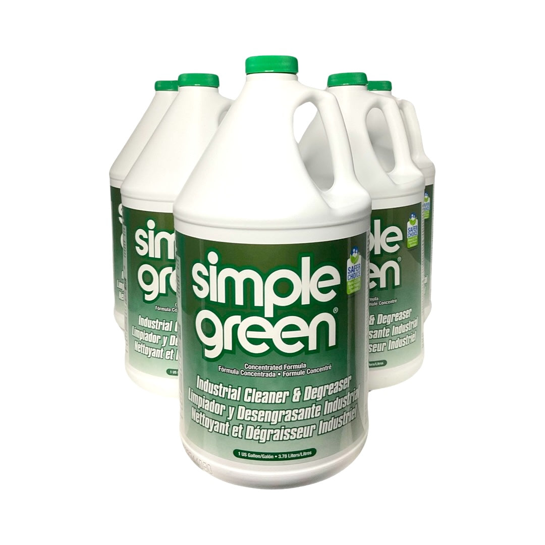 Simple Green 13005 - 5 Pack Concentrated Industrial Cleaner and Degreaser - 1 gal.