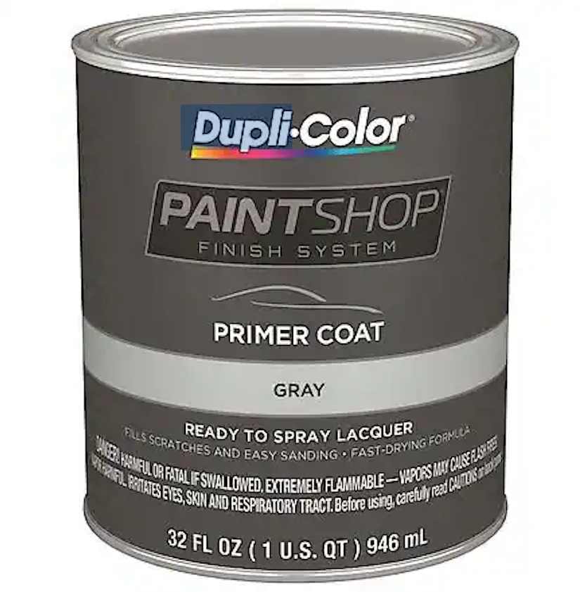 Duplicolor BSP100 Gray Primer Coat - Paint Shop Finish System - 32 oz