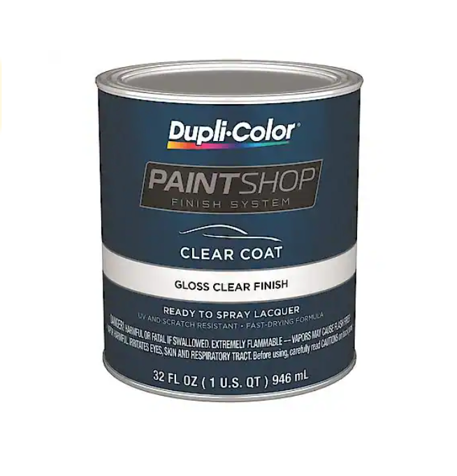 Duplicolor BSP300 Gloss Clear Finish Coat - Paint Shop Finish System - 32 oz