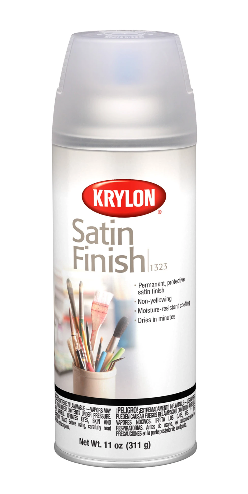 Krylon 1323 Satin Finish Gallery Series Artist - Clear - 11 oz