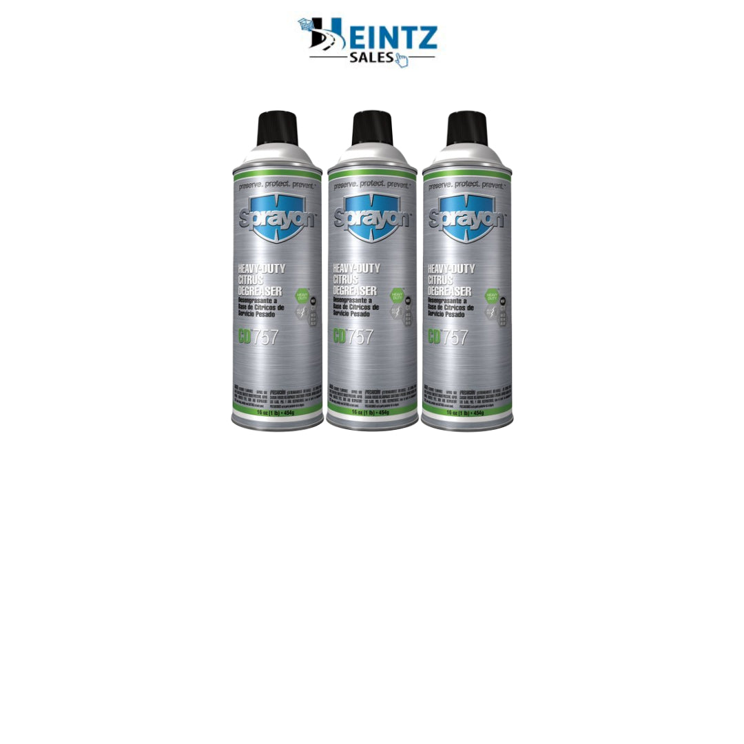 Sprayon CD757 Heavy Duty Citrus Degreaser, 16 oz. Aerosol Spray - SC0757000 3 pack
