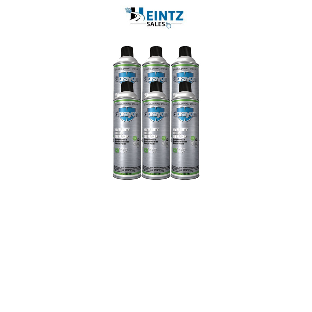 Sprayon CD757 Heavy Duty Citrus Degreaser, 16 oz. Aerosol Spray - SC0757000 6 pack