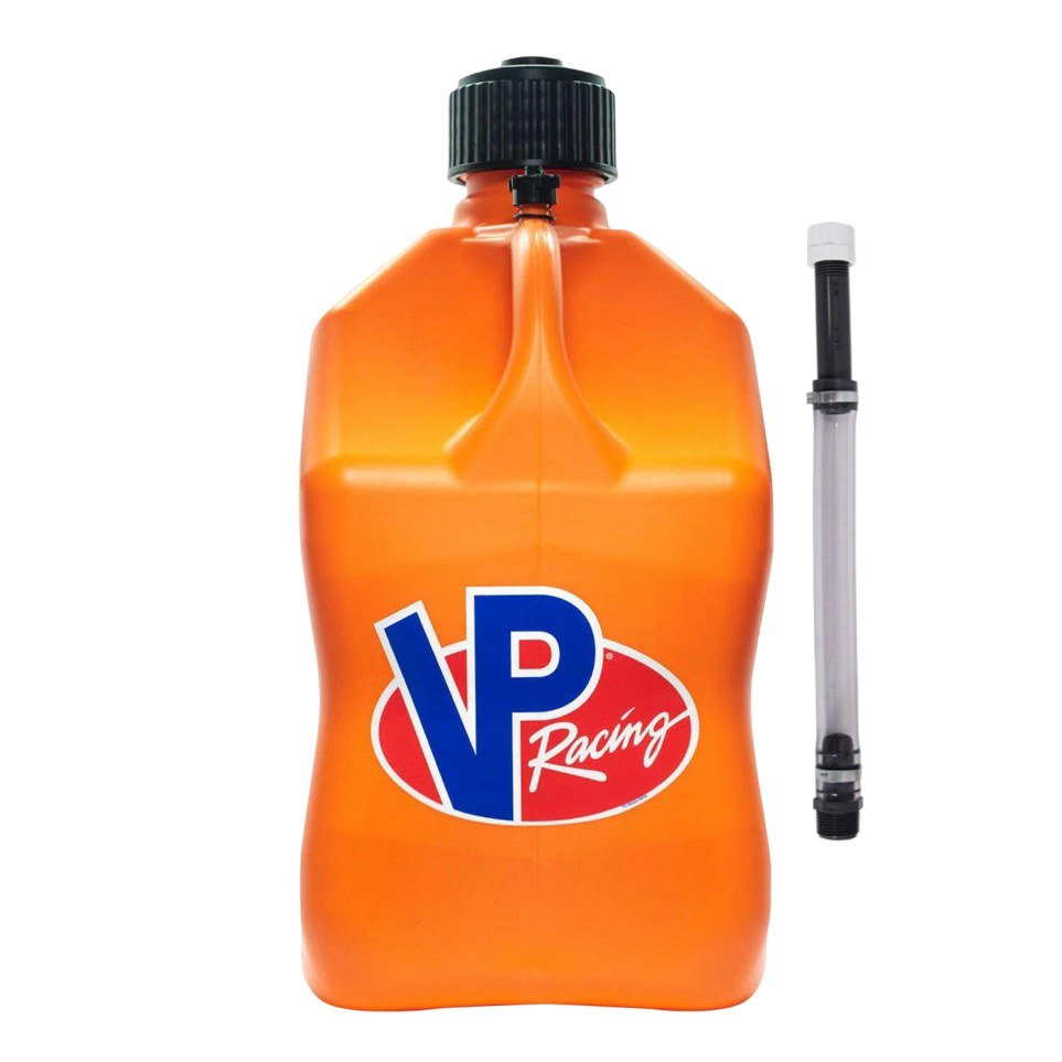 VP Racing Fuels 3572 Orange 5 Gallon Fuel Jug & Filler Hose