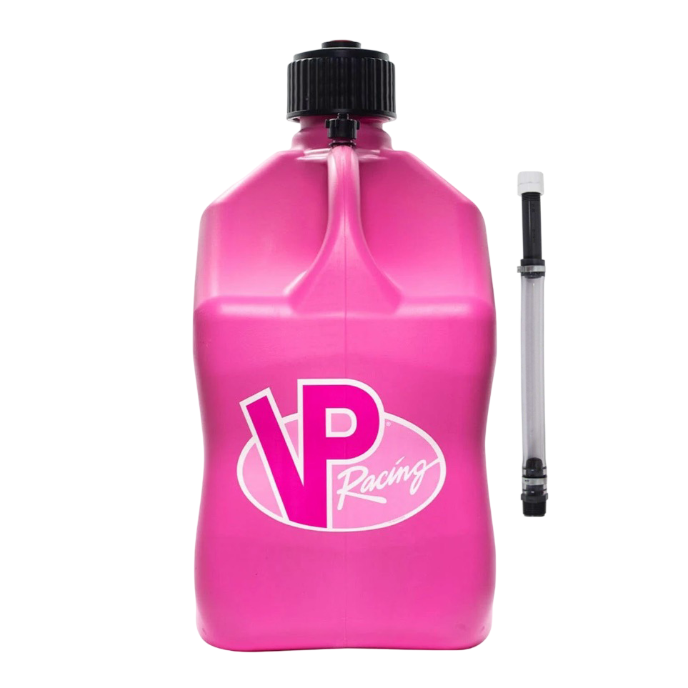 VP Racing Fuels 3812 Pink 5 Gallon Fuel Jug & Filler Hose