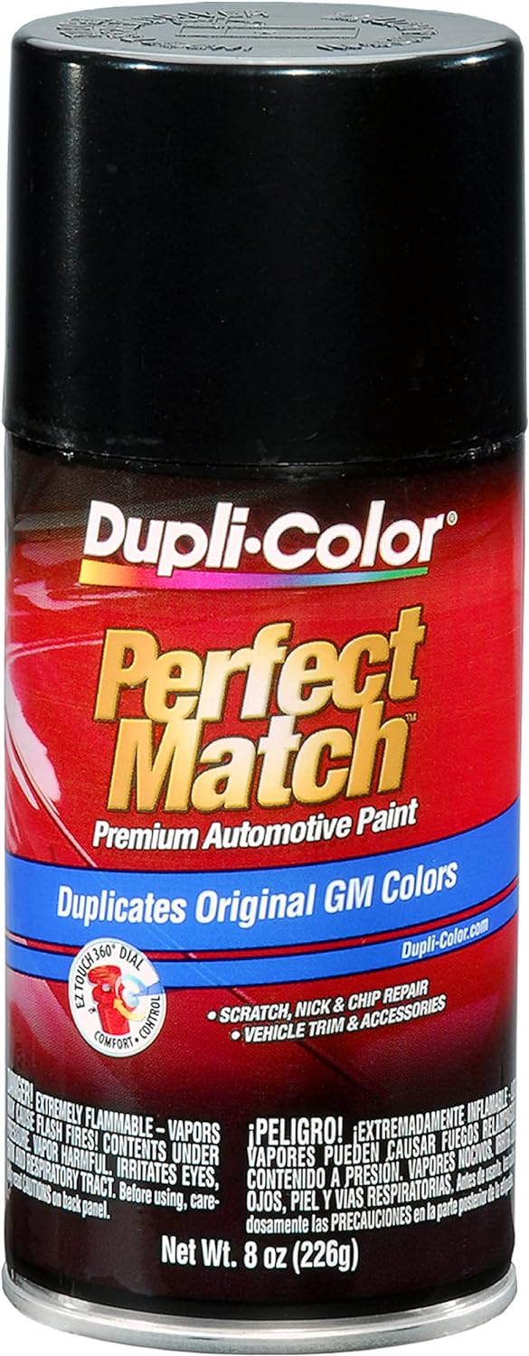 Duplicolor BGM0381 Perfect Match GM Black Metallic 8 oz Aerosol Spray 14 WA8767