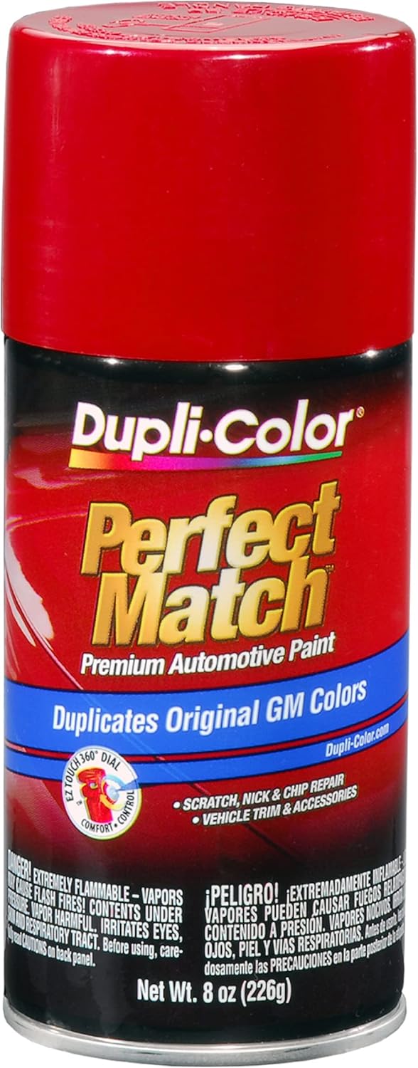 Duplicolor BGM0510 Perfect Match GM Torch Red 8 oz - 70 WA9075, WA9076