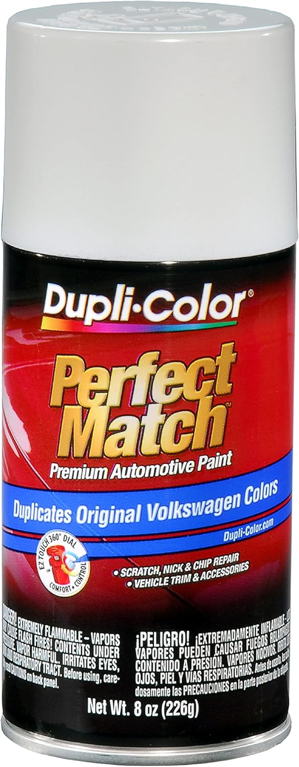 Duplicolor BVW2041 Perfect Match Volkswagen Candy White 8 oz Aerosol LB9A
