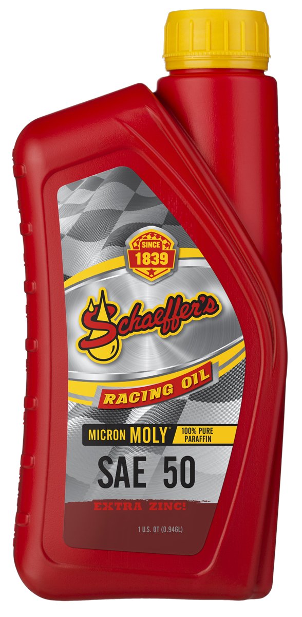 Schaeffer Manufacturing Co. 011050-012S Micron Moly Racing Engine Oil SAE 50 - 1 qt