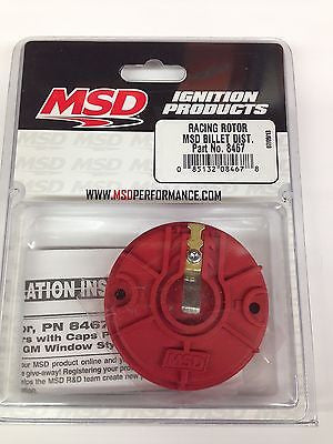 MSD 8467 Billet Distributor Racing Rotor High Performance Drag Racing Rotor