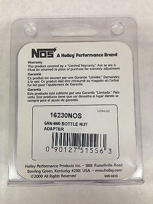 Nitrous Oxide Systems NOS16230 Nitrous -6AN-660 Bottle Nut adapter