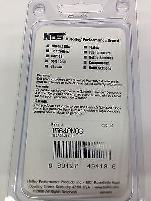 NOS 15640 Nitrous Microswitch w/ bracket - Wide Open Throttle Switch