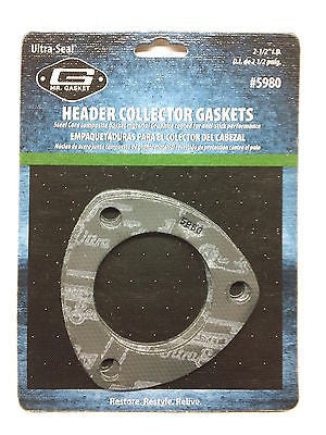 MR GASKET 5980-Ultra-Seal Header Collector Gaskets 2.5"-3 hole- Exhaust Gasket