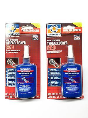 PERMATEX 27140 Nuts & Bolts Heavy Duty RED Threadlocker-1.22oz -36mL Get 1 FREE