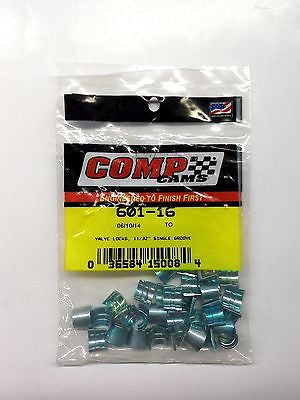Comp Cams 601-16 Valve Locks/Keepers-Set of 16- 7 degree-11/32" Steel 1 groove
