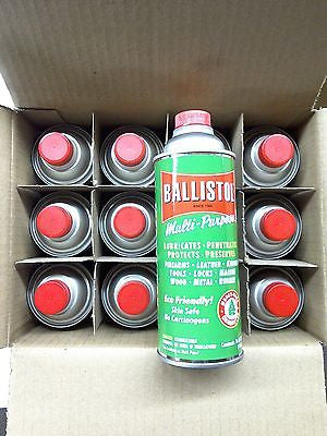 Ballistol Multi Purpose Lubricant Gun Cleaner - Case of 12 - 16oz cans w/ Spray Triggers
