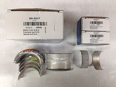 Clevite 77 MS909P & CB663P Standard Main Bearing & Rod Bearing Set for SB Chevy