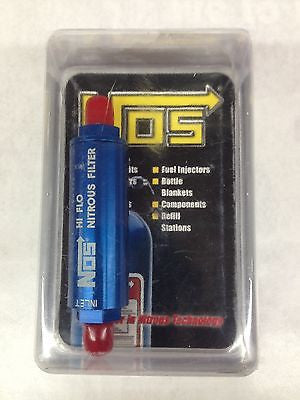 Nitrous Oxide Systems NOS15550 Nitrous Billet Inline Filter -4 AN 140 Micron