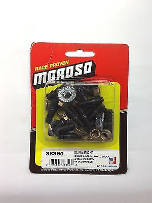 MOROSO 38350 Small Block Chevrolet Oil Pan Stud Kit-SBC 350 383