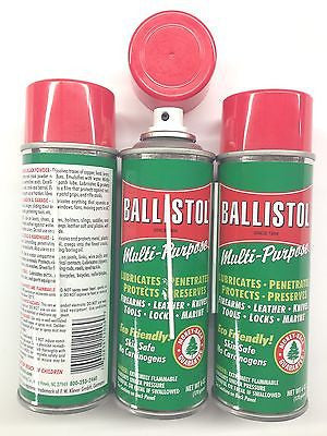 Ballistol 120069 3-Pack Multi-Purpose Lubricant Gun Cleaner 6oz