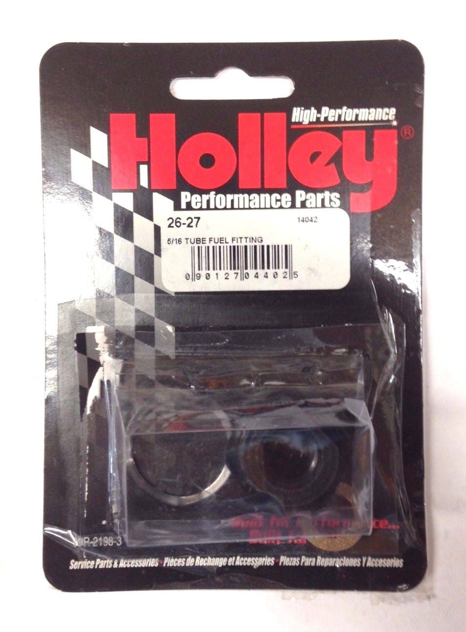 Holley 26-27 Inverted Flare Fitting Tube 5/16" Thread 7/8-20 (A) x 1/2-20 (B)