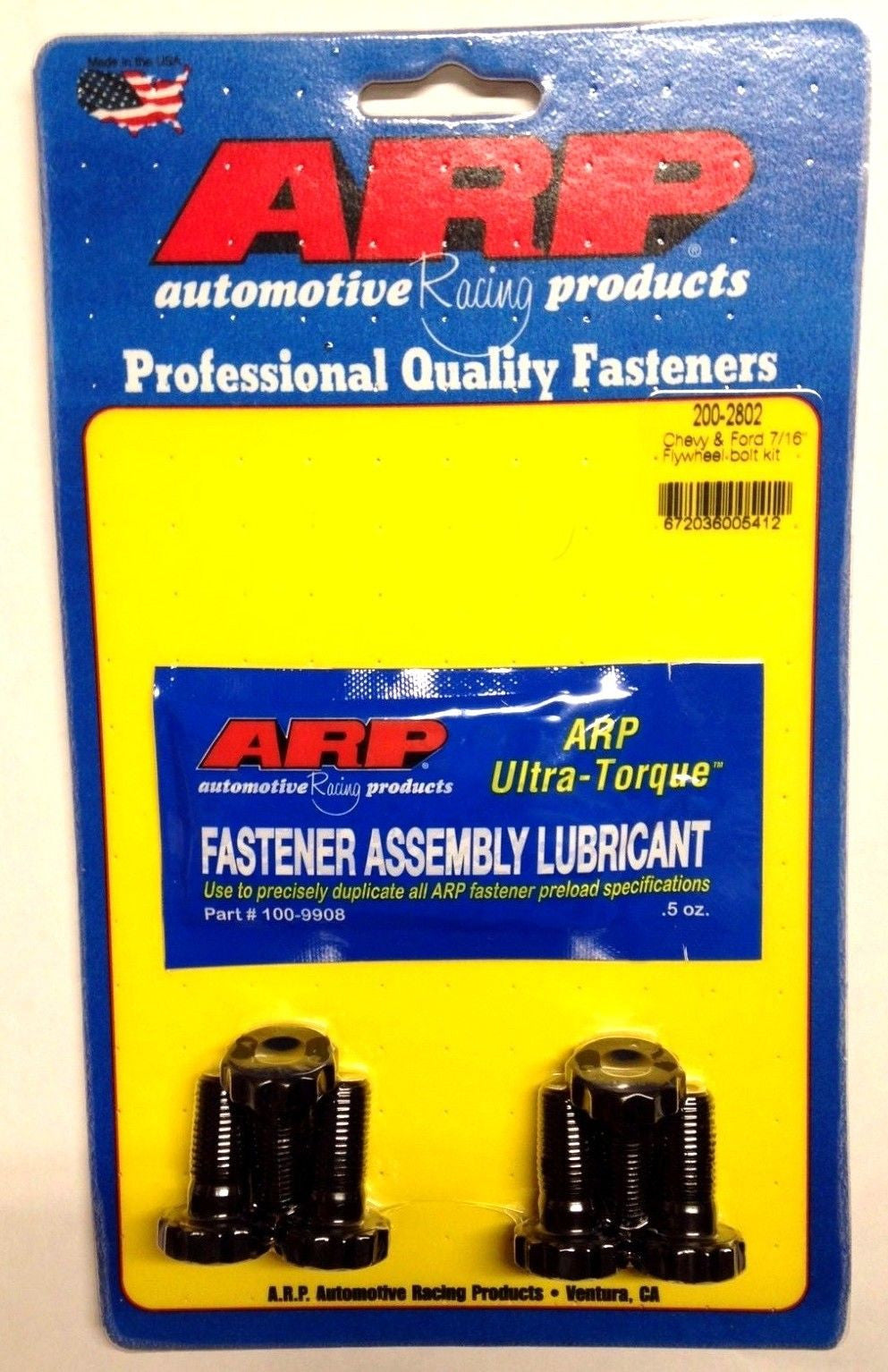 ARP 200-2802 Chevy & Ford 7/16" Flywheel/Flexplate Bolt Kit