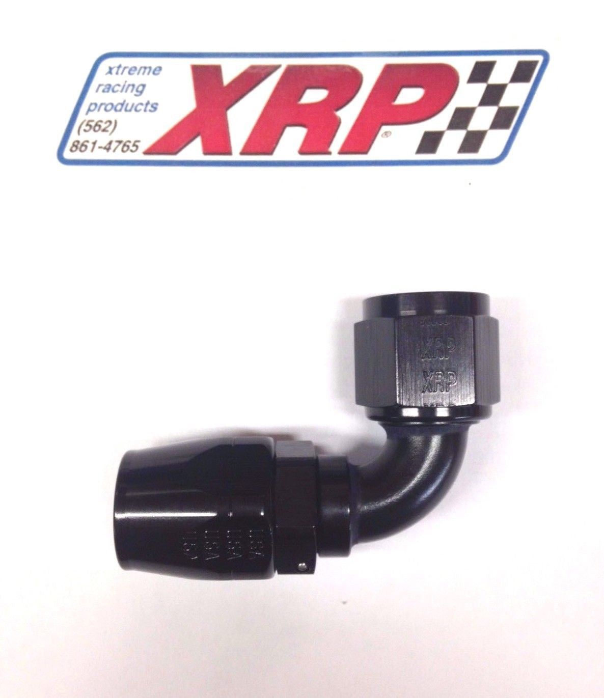 XRP 209016BB Hose End - 90 Degree - 16 AN Hose to 16 AN Female - Double Swivel