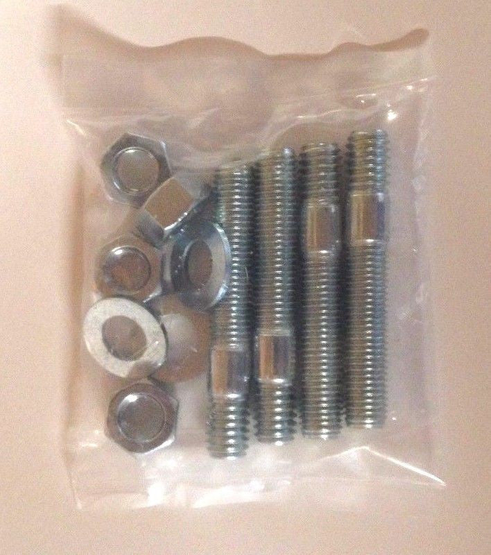 Mr Gasket 61 Carb Studs, 2" Long, Hex, Set of 4
