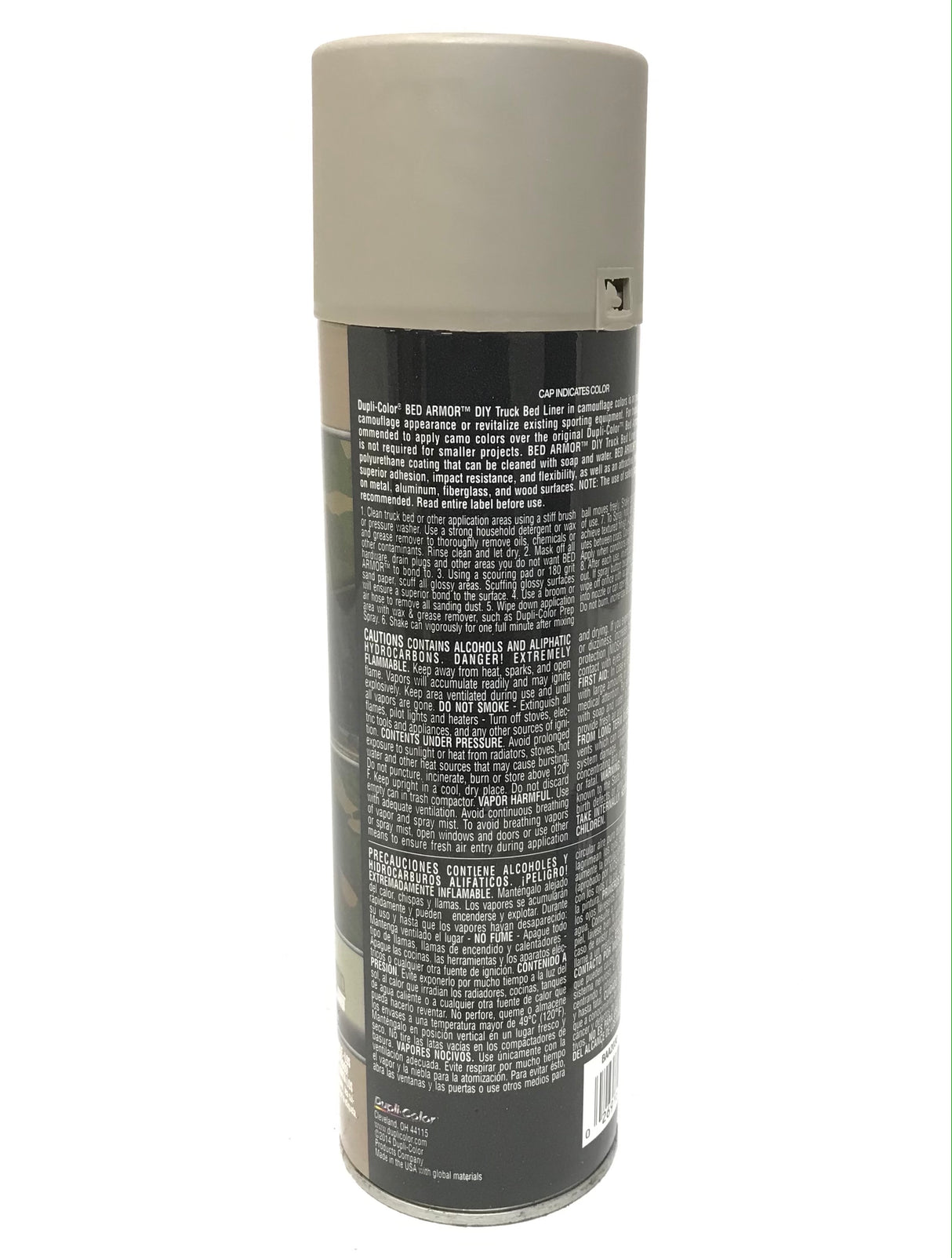 Duplicolor BAA2030-4 PACK Sandstorm Camouflage Bed Armor - Rubberized Textured Finish - Low Odor - Water Based - Durable - 16.5 oz