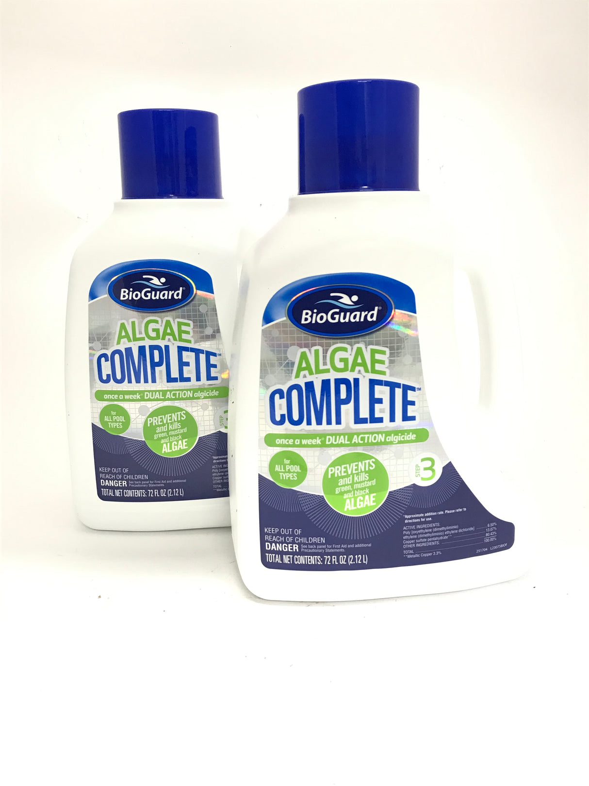 BioGuard-23075 Algae Complete-2 PACK - Weekly Dual Action Algicide - Step 3 - 72 fluid oz